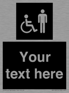 Custom information: black panel disabled and male